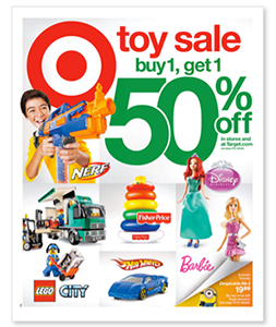 Target Toy Sale: Buy One Get One 50% Off
