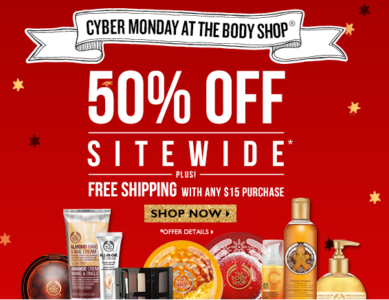 The Body Shop Cyber Monday Sale