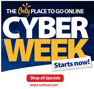 Walmart Cyber Week Sales