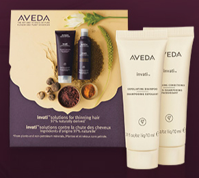 Aveda Invati: Free Birthday Product Samples