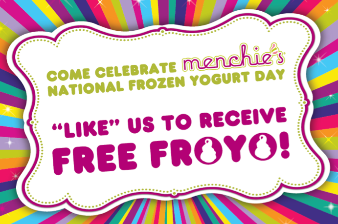 Menchies National Frozen Yogurt Day: Free Froyo