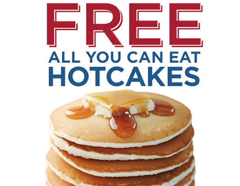 Bob Evans President’s Day: Free All You Can Eat Hotcakes for Active Military & Veterans