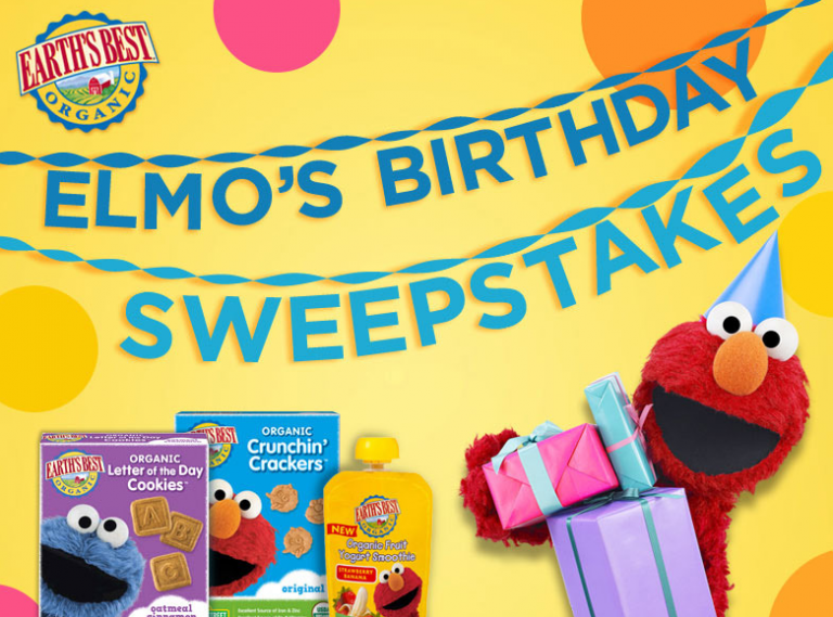 Earth’s Best: Elmo’s Birthday Sweepstakes