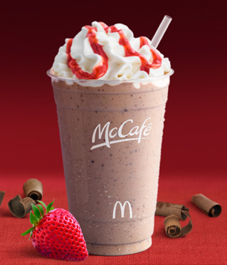 McDonald’s: Free Chocolate Covered Strawberry Frappe W/ Purchase