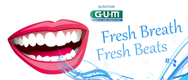 Sunstar GUM: Fresh Breath Fresh Beats Giveaway