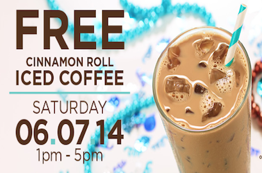 Cinnabon: Free Cinnnamon Roll Iced Coffee – 06/07