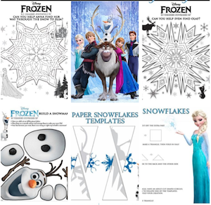 Free Disney FROZEN Printable Activities & Coloring Pages