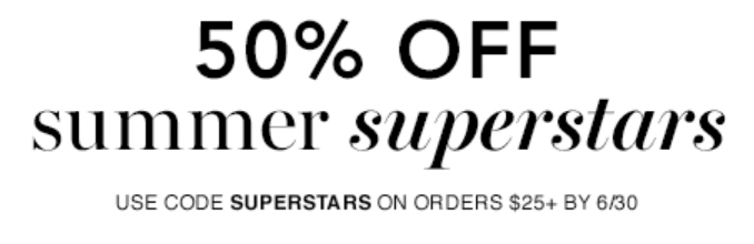 elf Cosmetics: 50% Off Summer Superstars On Orders $25+