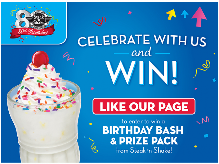 Steak & Shake: Win A Birthday Bash
