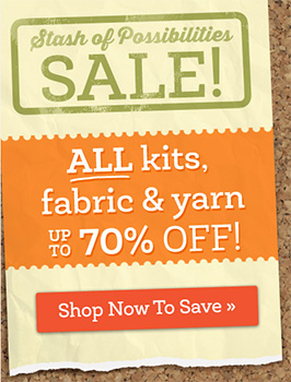 Craftsy: Kits, Fabrics & Yarn Up To 70% Off