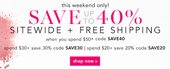 e.l.f. Up To 40% Off + Free Shipping When You Spend $50