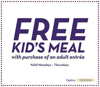 Free Kids Meal W/ Adult Entree Purchase @ Olive Garden