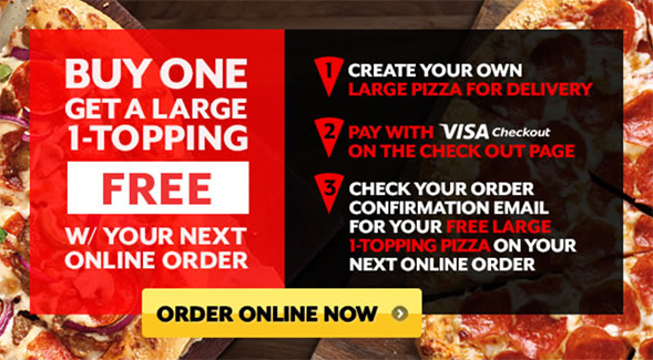 Pizza Hut: BOGO Large 1 Topping Pizza On Next Order
