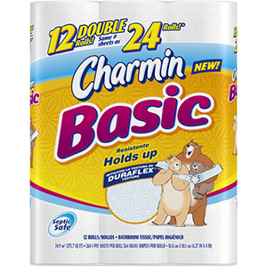 Charmin Basic toilet paper package