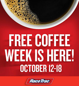 RaceTrac: Free Coffee