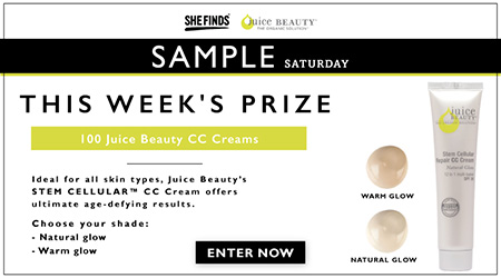 SheFinds Juice Beauty CC Cream Giveaway