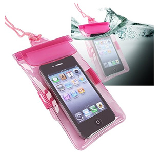 Pink Waterproof Bag For Cell Phone or iPhone Only $3.27 + Free Shipping