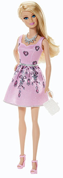 Barbie Fashionista Doll With Light Pink Dress Just $4.93