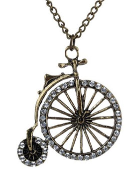 Bronze Bicycle Pendant Just $3.55 Shipped