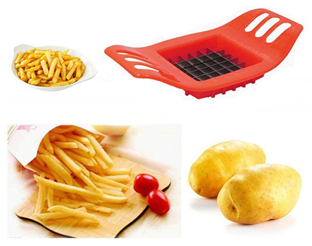 Vktech Stainless French Fry Cutter Only $2.69 + Free Shipping