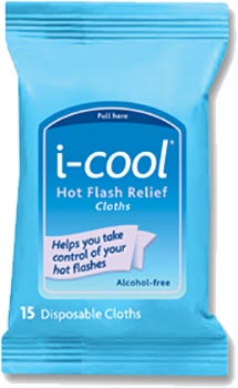 Free i-cool Hot Flash Relief Cloth Samples