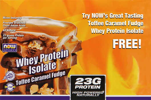 Free NOW Sports Whey Protein Samples