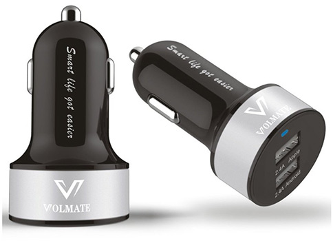 Volmate Apple Certified Dual-Port USB Car Charger Just $9.99 (Reg $89.99)