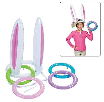 Inflatable Bunny Ears Ring Toss Game Only $7.07