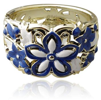 Enamel Flower Bracelet Only $3.06 + $2.00 Shipping