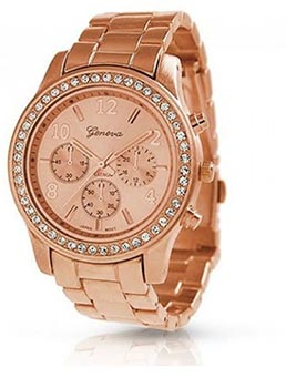 Geneva Rose Gold Plated Ladies Watch Just $5.23 + Free Shipping