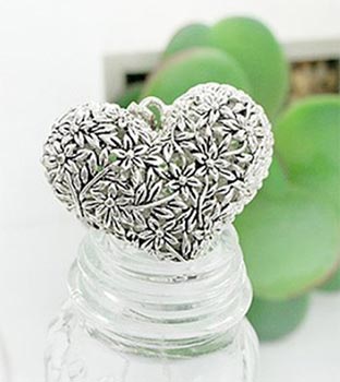 Hollow Out Heart Pendant Only $1.95 + Free Shipping