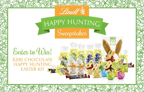 Lindt: Win A Happy Hunting Easter Kit