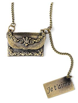 Openable Letter & Envelope Pendant Just $8.55 + Free Shipping
