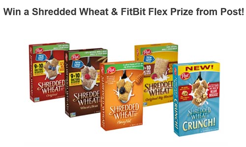 Win a Shredded Wheat & FitBit Flex Prize