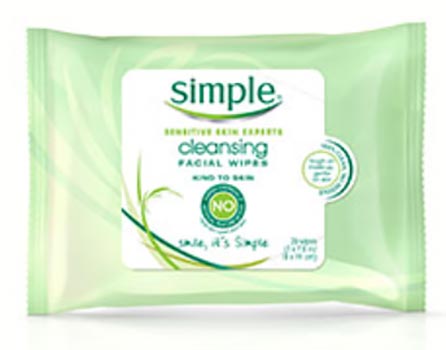 Free Simple Cleansing Wipes Samples