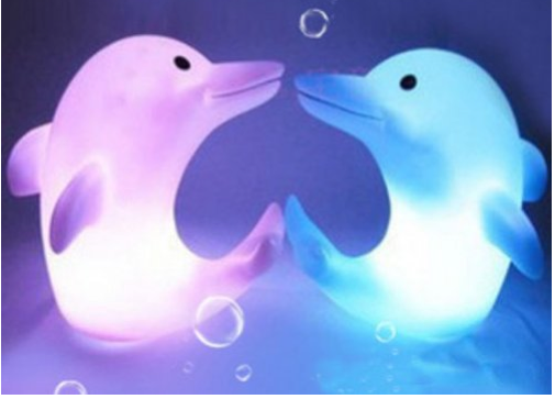 Dolphin LED Color-changing Night Light Just $2.20 + Free Shipping