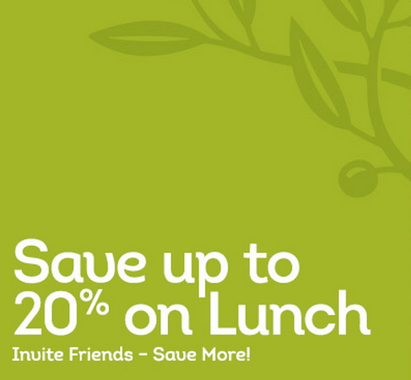 Olive Garden: Save Up To 20% Off Lunch