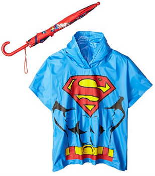 Berkshire Little Boy’s Superman Poncho and Umbrella Set Just $7.61 + Free Shipping