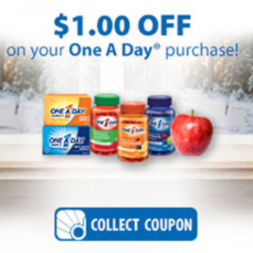 One A Day Vitamin Coupon Free 4 Seniors