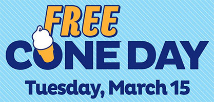 Free Cone Day @ DQ Today