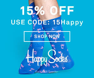 Happy Socks: 15% Off