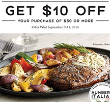 Macaroni Grill: $10 Off $50 – Ends 9/11