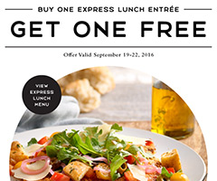 Macaroni Grill: BOGO Free Express Lunch