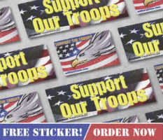 Free Support Our Troops Stickers