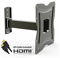Full Motion TV Wall Mount for 10″-50″ TVs Just $12.99 + Free Pickup
