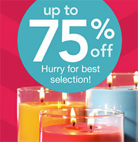 Yankee Candle: Clearance Sale – Up To 75% Off