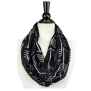 Women’s Arrow Patterned Infinity Scarf Just $11.00 + Prime