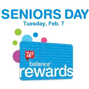 Walgreens: Seniors Day Deals – Feb 7th