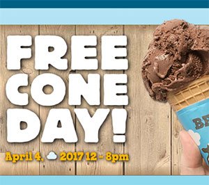 Ben & Jerry’s: Free Cone Day