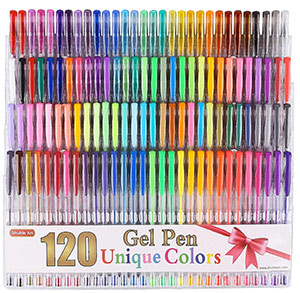 Shuttle Art 120 Unique Colors Gel Pen Set Just $19.99 (Reg $70)